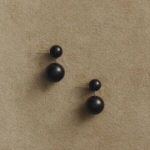 Everyday Boule Earrings in Onyx